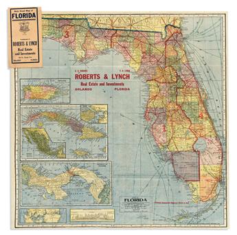 (FLORIDA.) Two lithographed pocket maps.
